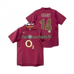 Maillot Arsenal Henry 14 Retro 2005 2006 Domicile Homme MC