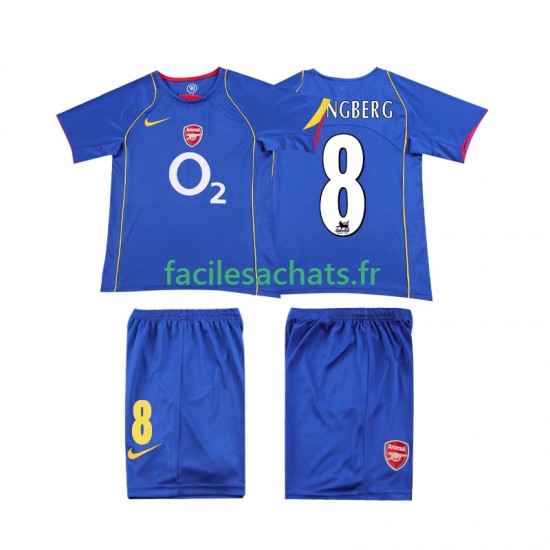 Maillot Arsenal LJUNGBERG 8 Retro 2004 2005 Extérieur Enfant MC