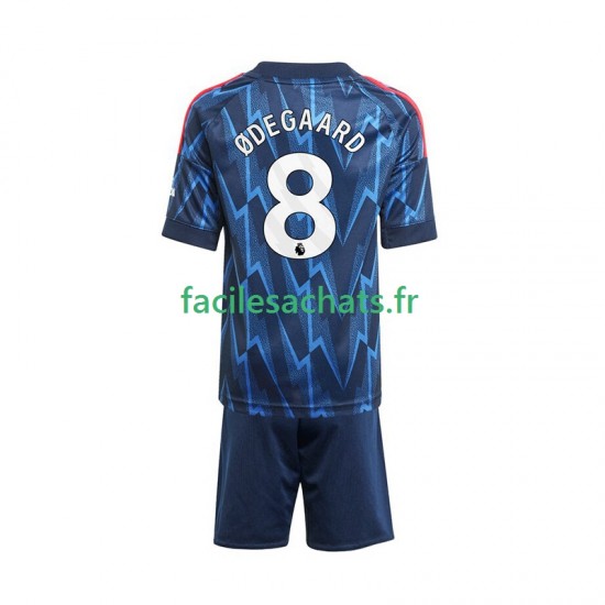 Maillot Arsenal Martin Odegaard 8 2025-2026 Extérieur Enfant MC