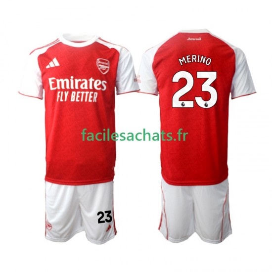 Maillot Arsenal Merino 23 2025-2026 Domicile Enfant MC