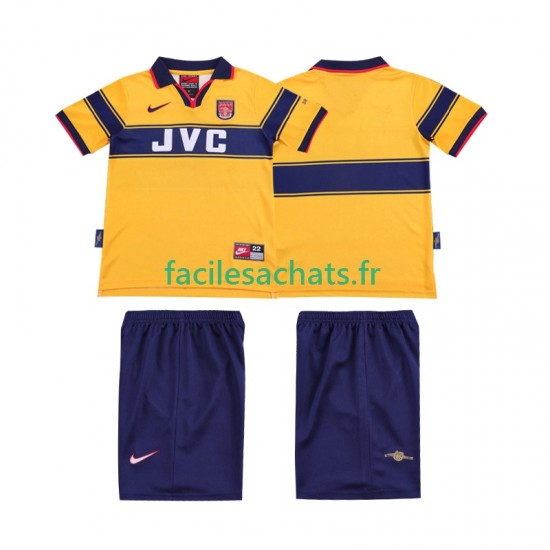 Maillot Arsenal Retro 1997 1999 Extérieur Enfant MC