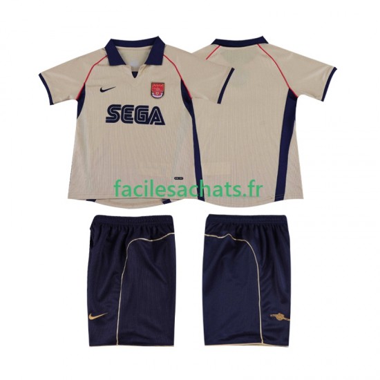 Maillot Arsenal Retro 2001 2002 Extérieur Enfant MC