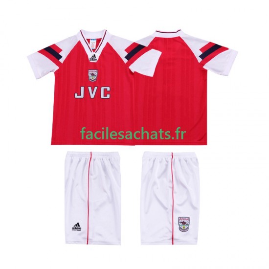 Maillot Arsenal Retro 1992 1994 Domicile Enfant MC
