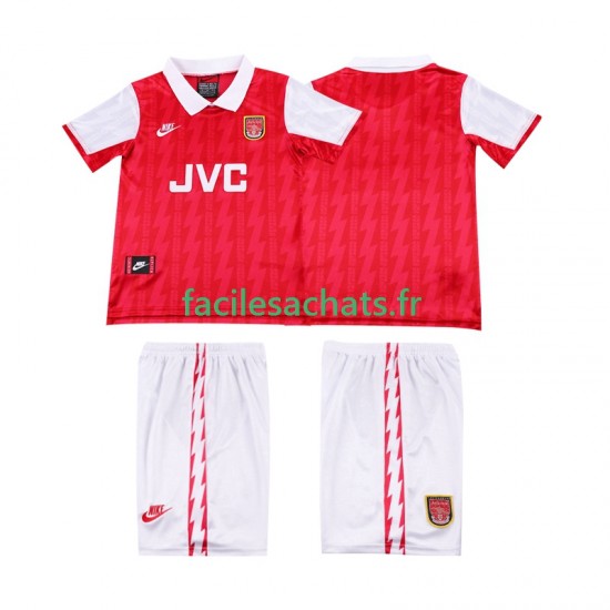 Maillot Arsenal Retro 1994 1996 Domicile Enfant MC