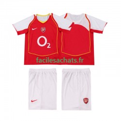 Maillot Arsenal Retro 2004 2005 Domicile Enfant MC