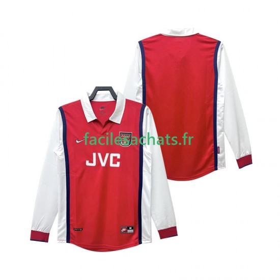 Maillot Arsenal Retro 1998 1999 Domicile Homme ML
