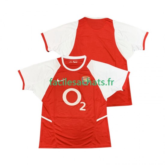 Maillot Arsenal Retro 2002 2003 Domicile Homme MC