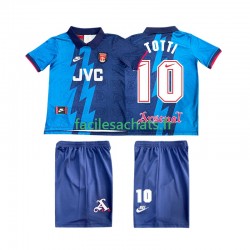 Maillot Arsenal TOTTI 10 Retro 1995 1996 Extérieur Enfant MC