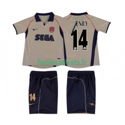 Maillot Arsenal Thierry Henry 14 Retro 2001 2002 Extérieur Enfant MC