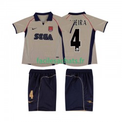 Maillot Arsenal VIEIRA 4 Retro 2001 2002 Extérieur Enfant MC