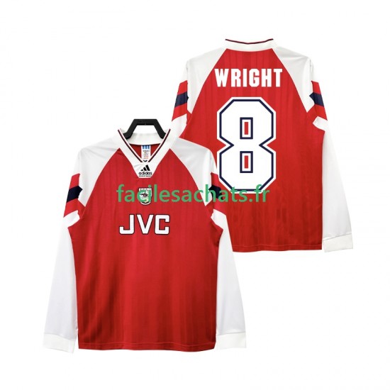 Maillot Arsenal WRIGHT 8 Retro 192 1994 Domicile Homme ML