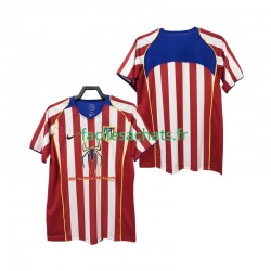 Maillot Atlético Madrid Retro 2004 2005 Domicile Homme MC
