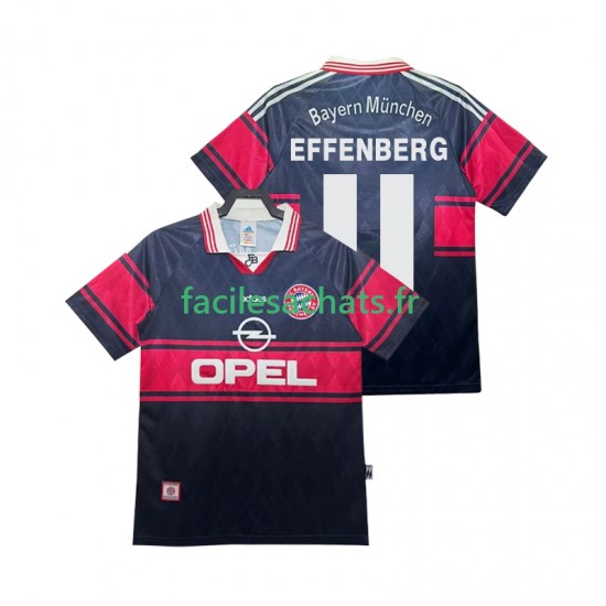Maillot Bayern Munich Effenberg 11 Retro 1997 1999 Domicile Homme MC