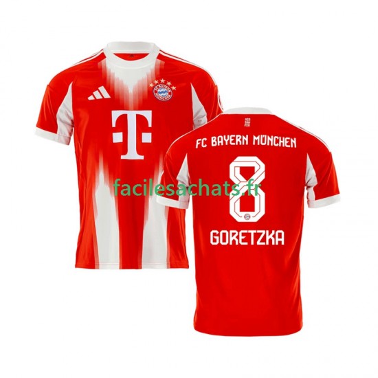 Maillot Bayern Munich Leon Goretzka 8 2025-2026 Domicile Homme MC