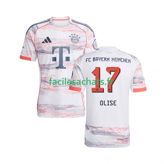 Maillot Bayern Munich Michael Olise 17 2025-2026 Extérieur Homme MC