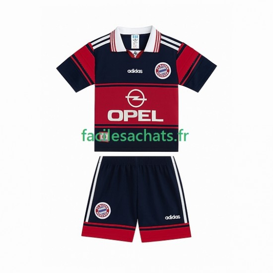 Maillot Bayern Munich Retro 1997 1999 Domicile Enfant MC