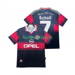 Maillot Bayern Munich Scholl 7 Retro 1997 1999 Domicile Homme MC