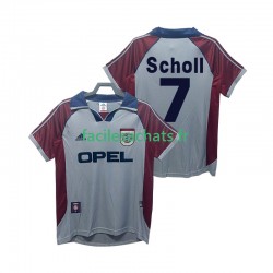 Maillot Bayern Munich Scholl 7 Retro 1998 1999 3ème Homme MC