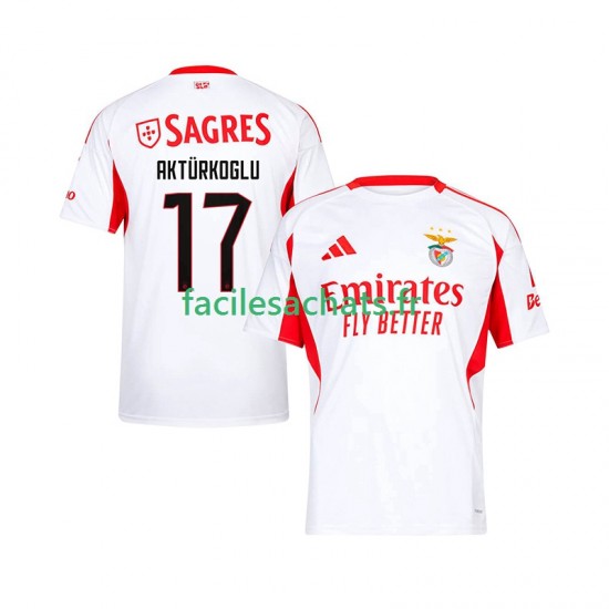 Maillot Benfica Kerem Akturkoglu 17 2025-2026 Extérieur Homme MC