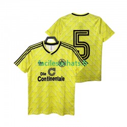 Maillot Borussia Dortmund 5 Retro 1988 1989 Domicile Homme MC