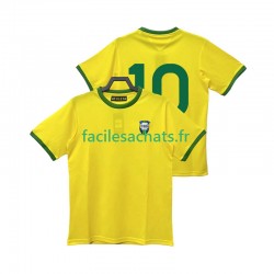 Maillot Brésil 10 Retro 1970 Domicile Homme MC