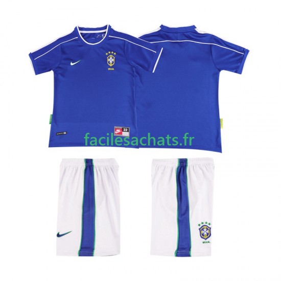 Maillot Brésil Retro 1998 Extérieur Enfant MC