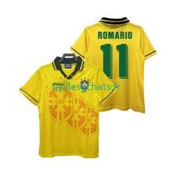 Maillot Brésil ROMARIO 11 Retro 1994 Domicile Homme MC