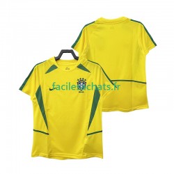Maillot Brésil Retro 2002 Domicile Homme MC