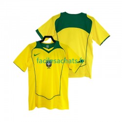 Maillot Brésil Retro 2004 Domicile Homme MC