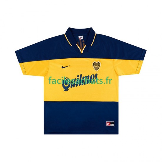 Maillot CA Boca Juniors Retro 1999 2000 Domicile Homme MC