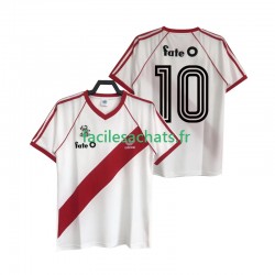 Maillot CA River Plate 10 Retro 1986 Domicile Homme MC