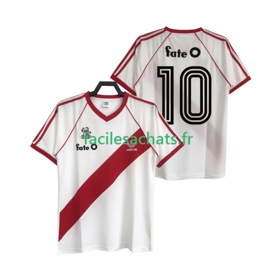 Maillot CA River Plate 10 Retro 1986 Domicile Homme MC