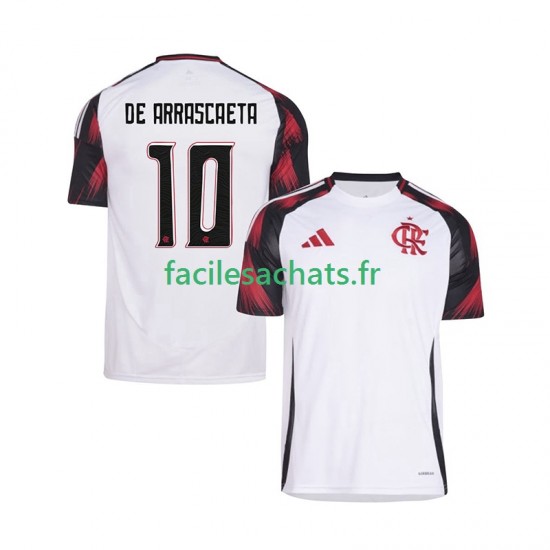 Maillot CR Flamengo Giorgian de Arrascaeta 10 2025-2026 Extérieur Homme MC