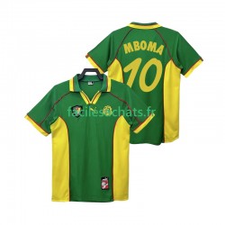 Maillot Cameroun MBOBA 10 Retro 1998 Domicile Homme MC