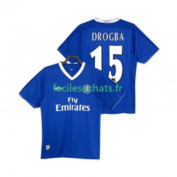 Maillot Chelsea DROGBA 15 Retro 2003 2005 Domicile Homme MC