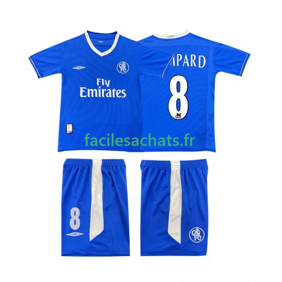 Maillot Chelsea LAMPARD 8 Retro 2003 2005 Domicile Enfant MC