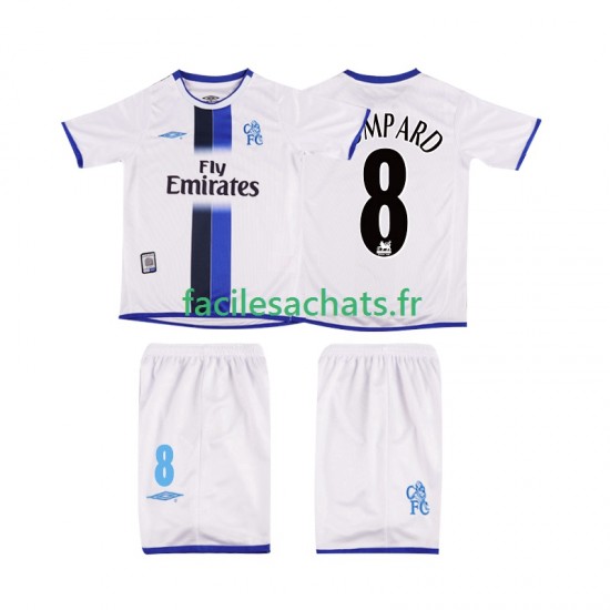 Maillot Chelsea LOMPARD 8 Retro 2003 2004 Extérieur Enfant MC