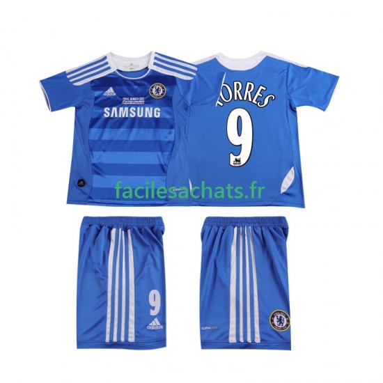 Maillot Chelsea Torres 9 Retro 2011 2012 Domicile Enfant MC