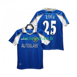 Maillot Chelsea ZOLA 25 Retro 1997 1999 Domicile Homme MC