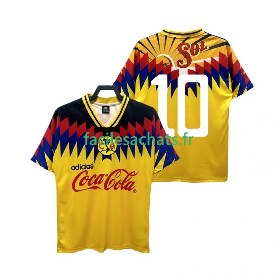 Maillot Club América 10 Retro 1995 Domicile Homme MC