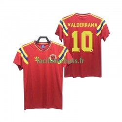 Maillot Colombie VALDERRAMA 10 Retro 1990 Extérieur Homme MC