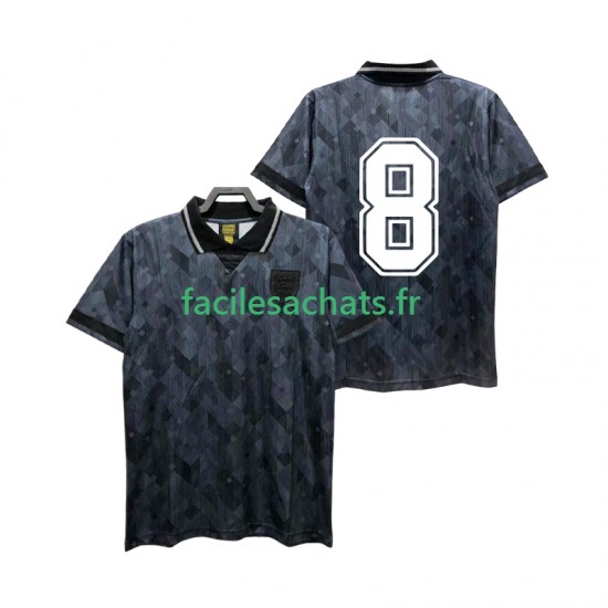 Maillot Angleterre 8 Retro 1990 Extérieur Homme MC
