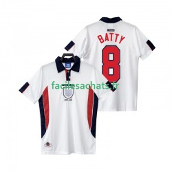 Maillot Angleterre BATTY 8 Retro 1998 Domicile Homme MC