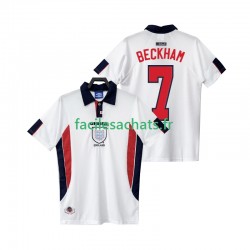 Maillot Angleterre BECKHAM 7 Retro 1998 Domicile Homme MC