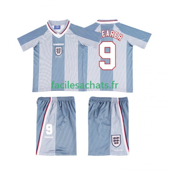 Maillot Angleterre SHEARER 9 Retro 1996 Extérieur Enfant MC