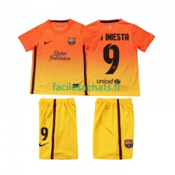 Maillot FC Barcelone A INIESTA 9 Retro 2012 2013 Extérieur Enfant MC
