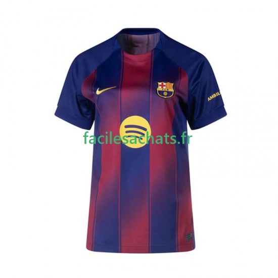 Maillot FC Barcelone 2025-2026 Domicile Femme MC