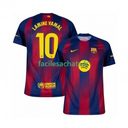 Maillot FC Barcelone Lamine Yamal 10 2025-2026 Domicile Homme MC