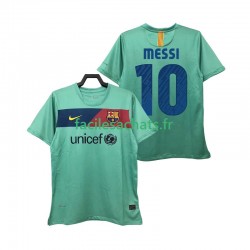 Maillot FC Barcelone Lionel Messi 10 Retro 2010 2011 Extérieur Homme MC