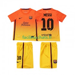 Maillot FC Barcelone Lionel Messi 10 Retro 2012 2013 Extérieur Enfant MC